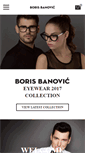 Mobile Screenshot of borisbanovic.com