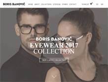 Tablet Screenshot of borisbanovic.com